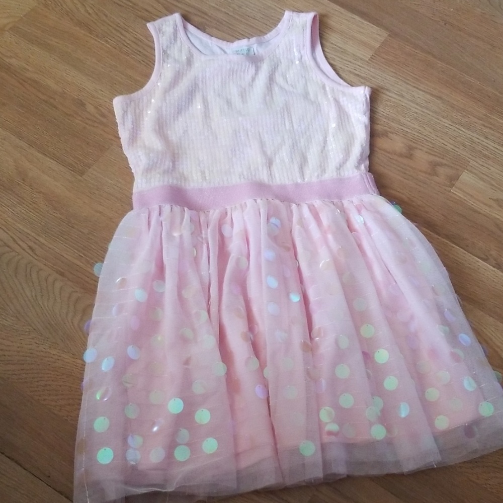 Pink tank dress